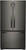 WRF540CWHV Whirlpool 36" Counter Depth French Door Refrigerator with Interior Water Dispenser and LED Interior Lighting - Black Stainless Steel