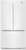 WRF540CWHW Whirlpool 36" Counter Depth French Door Refrigerator with Interior Water Dispenser and LED Interior Lighting - White
