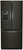 WRF560SEHV Whirlpool 30" 20 cu. ft. French Door Refrigerator with Humidity-Controlled Crispers and FreshFlow - Black Stainless Steel