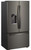 WRF954CIHV Whirlpool 36" 24 Cu. Ft. French Door Free Standing Refrigerator with Freeze Shield and LED Lighting - Black Stainless Steel