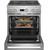 ZDP304NTSS Monogram 30" Dual Fuel Professional Range with 4 Burners - Natural Gas - Stainless Steel