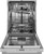 ZDT925SSNSS Monogram 24" Minimalist Collection Smart Fully Integrated Dishwasher with and Third Rack - 42 dBa - Stainless Steel