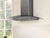 ZRVE30CBSGG Zephyr 30" Core Collection Ravenna Wall Mount Hood - 600 CFM - Black Stainless Steel