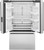 ZWE23ESNSS Monogram 36" Minimalist Collection Counter-Depth French-Door Refrigerator - Stainless Steel
