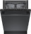 SHX5AEM4N Bosch 24" Top Control Dishwasher with Bar Handle - 46 dBa - Black Stainless Steel