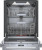 SHX9PCM5N Bosch Benchmark 24" Top Control Dishwasher with Bar Handle - 39 dBa - Stainless Steel