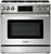 TRG3601LP Thor Kitchen 36" Professional Liquid Propane Gas Range with Tilt Panel and Air Fry - Stainless Steel
