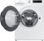 WW25B6900AW Samsung 24" 2.5 cu. Ft. Smart Dial Front Load Washer with Super Speed Wash and Steam Clean - White