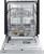 DW80B6060US Samsung 24" Top Control 44 dBA Dishwasher with Pocket Handle - Fingerprint Resistant Stainless Steel