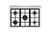 Bertazonni PRO365GASXV 36" Gas Range with 5 Aluminum Burners Professional Series - Natural Gas - Stainless Steel