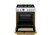 Bertazonni PRO304BFEPGIT 30" Dual Fuel Range with Electric Oven and 4 Brass Burners Professional Series - Giallo Yellow