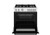 Bertazonni MAS365DFMNEV 36" Dual Fuel Range with Electric Oven and 5 Aluminum Burners Master Series - Natural Gas - Nero Black