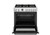 PRO366BCFEPXT Bertazonni 36" Dual Fuel Range with Electric Oven and 6 Brass Burners Professional Series - Stainless Steel