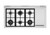 Bertazonni MAS486GDFMBIV 48" Dual Fuel Range with Electric Oven and 6 Aluminum Burners Master Series - Natural Gas - Bianco White