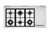 Bertazonni HER486BTFGMAVT 48" Gas Range with 6 Brass Burners and Griddle - Heritage Series - Avorio Ivory