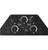 CHP90361TBB Cafe 36" Smart ADA Compliant Induction Cooktop with 5 Cooking Elements and Hot Surface Indicator - Black