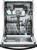 GDSH4715AD Frigidaire 24" Fully Integrated Dishwasher with 7 Wash Cycles and CleanBoost - 47 dBa - Black Stainless Steel