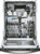 GDSH4715AF Frigidaire 24" Fully Integrated Dishwasher with 7 Wash Cycles and CleanBoost - 47 dBa - Stainless Steel