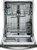 GDSH4715AF Frigidaire 24" Fully Integrated Dishwasher with 7 Wash Cycles and CleanBoost - 47 dBa - Stainless Steel