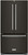KRFF305EBS KitchenAid 36" 25 cu. Ft. French Door Refrigerator with Interior Water Dispenser and Crisper Drawers - PrintShield Black Stainless Steel