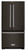 KRFF302EBS KitchenAid 33" 22 cu. Ft. French Door Refrigerator with Interior Water Dispenser and Crisper Drawers - PrintShield Black Stainless Steel