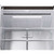LF29H8330D LG 36" 28.6 cu. Ft. 4 Door French Door Refrigerator with with Ice and Water Dispenser and Dual Handle - Printproof Black Stainless Steel