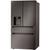 LF29S8330D LG 36" 28.6 cu. Ft. Smart 4 Door French Door Refrigerator with Ice and Water Dispenser and Pocket Handle - Printproof Black Stainless Steel