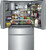 ERMC2295AS Electrolux 36" 21.4 cu. ft. Counter-Depth 4 Door French Door Refrigerator - Stainless Steel