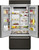 KBFN506EBS KitchenAid 36" 20.8 cu. Ft. French Door Refrigerator with Platinum Interior and Ice Maker - Black Stainless Steel