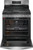 GCRG3060BD Frigidaire 30" Freestanding Gas Range with AirFry and 5 Sealed Gas Burners - SmudgeProof Black Stainless Steel