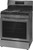 GCRG3060BD Frigidaire 30" Freestanding Gas Range with AirFry and 5 Sealed Gas Burners - SmudgeProof Black Stainless Steel