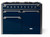 AEL481DFIND Aga 48" Elise Dual Fuel Range - Indigo