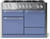 AMC48DFCBB Aga 48" Mercury Dual Fuel Range with 3 Ovens - Carnaby Blue