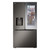 LRYKS3106D LG 36" 21 cu. Ft. Smart 3 Door French Door Refrigerator with Mirror InstaView and 4 Types of Ice - PrintProof Black Stainless Steel