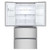 LRMXC1803S LG 33" 18 cu. Ft. Counter Depth 4 Door French Door Refrigerator with Ice and Water Dispenser - Stainless Steel