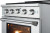 AK3001 NXR 30" Culinary Series Gas Range with 4 German Dual Power Burners and Infrared Broilers - Natural Gas - Stainless Steel