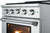 AK3001LP NXR 30" Culinary Series Gas Range with 4 German Dual Power Burners and Infrared Broilers - Liquid Propane - Stainless Steel