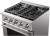 AKD3001 NXR 30" Culinary Series Dual Fuel Range with 4 German Dual Power Burners and Cast Iron Grates - Natural Gas - Stainless Steel