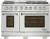 AKD4807 NXR 48" Culinary Series Dual Fuel Range with 6 German Dual Power Burners and Cast Iron Grates - Natural Gas - Stainless Steel