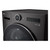 WM6998HBA LG 27" Front Load 5.0 cu ft. Washer and Dryer Combo with Inverter HeatPump Technology - Black Steel