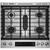 JDS1450ML JennAir 30" RISE Dual Fuel Slide-In Range with Baking Drawer and 5 Sealed Burners - Stainless Steel