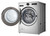 WM6998HVA LG 27" Front Load 5.0 cu ft. Washer and Dryer Combo with Inverter HeatPump Technology - Graphite Steel