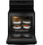 GRF500PVBB GE 30" Free Standing Electric Range 5 Burners- Black