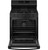 GGF600AVBB GE 30" Free Standing Gas Convection Range with No Preheat Air Fry - Black