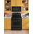GGF600AVBB GE 30" Free Standing Gas Convection Range with No Preheat Air Fry - Black