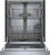 SHE3AEE5N Bosch 24" 100 Series Front Control Dishwasher with Recessed Handle and Stainless Steel Tub - 50 dBa - Stainless Steel