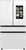 RF23BB890012AA Samsung 36" Bespoke Counter Depth 4-Door French Door Refrigerator - White Glass