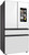 RF23BB890012AA Samsung 36" Bespoke Counter Depth 4-Door French Door Refrigerator - White Glass