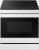 NSI6DB990012 Samsung 30" Bespoke AI Slide In Induction Range 6.3 cu. ft. with Cooking Hub & Smart Oven Camera - White Glass