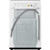 WT8400CW LG 27" 5.5 cu.ft. Mega Capacity Smart Top Load Washer with Agitator and AI Sensing - Alpine White